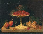 Severin Roesen Still life with Strawberries china oil painting artist